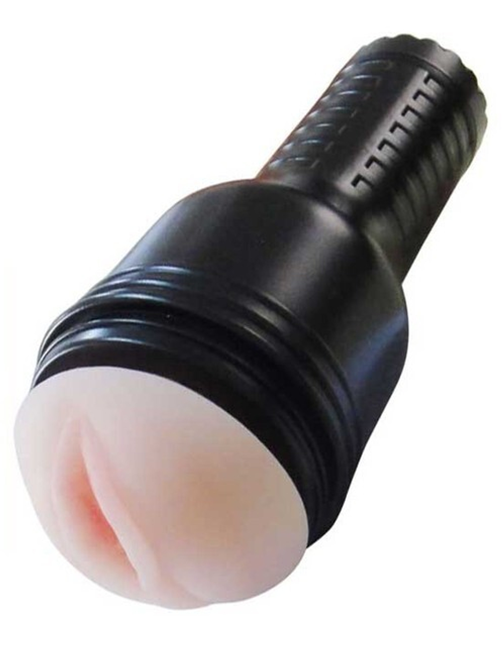 Мастурбатор-киска с вибрацией в футляре Hustler (4 режима) (Цвет: телесный с черным)