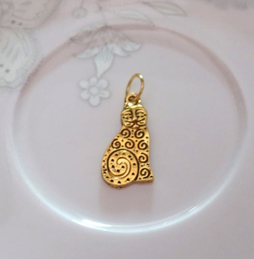 Подвеска Кошка для браслетов