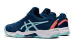 Big children's Asics Gel-Resolution 8 comfortable tennis shoes non-slip shock absorption wear-resistant children's training shoes navy blue