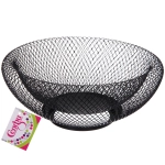 Фруктовница «Black» 24,5*10см двойная стенка