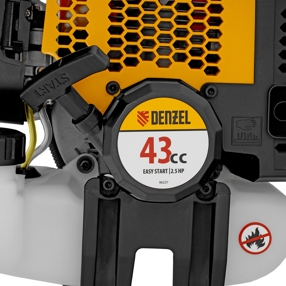 Триммер бензиновый DGT 430S, 43 см3, 2.5 л. с, разъемная штанга, состоит из 2 частей Denzel