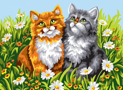 "Котята"-6307 канва с рисунком