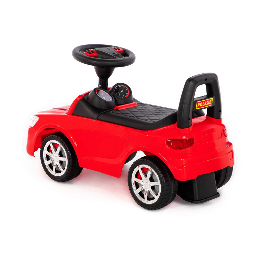 84507/Каталка-автомобиль "SuperCar" -4 со звуковым сигналом (красная)