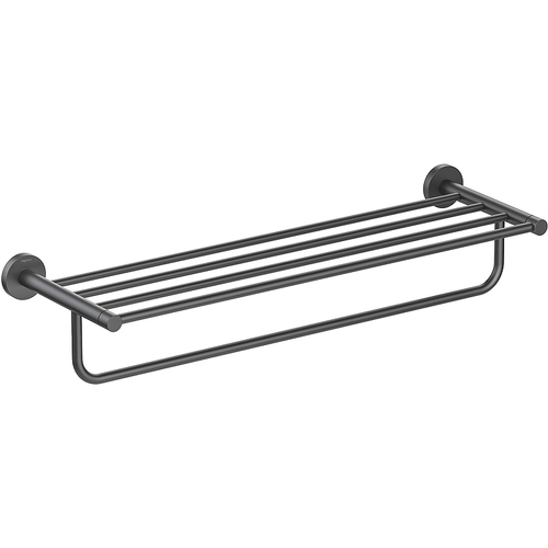 Полка для полотенец Aquatek Европа AQ4115MB Черная матовая