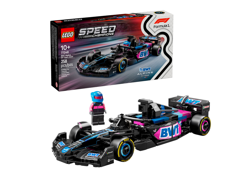 LEGO Speed Champions 77248 «BWT Alpine F1 Team A524» — официальный болид Формулы-1