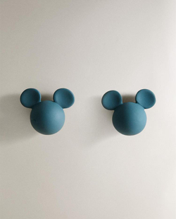 ZARA HOME МЕБЕЛЬНАЯ РУЧКА МИККИ МАУС DISNEY (НАБОР ИЗ 2 ШТ.) СИНИЙ