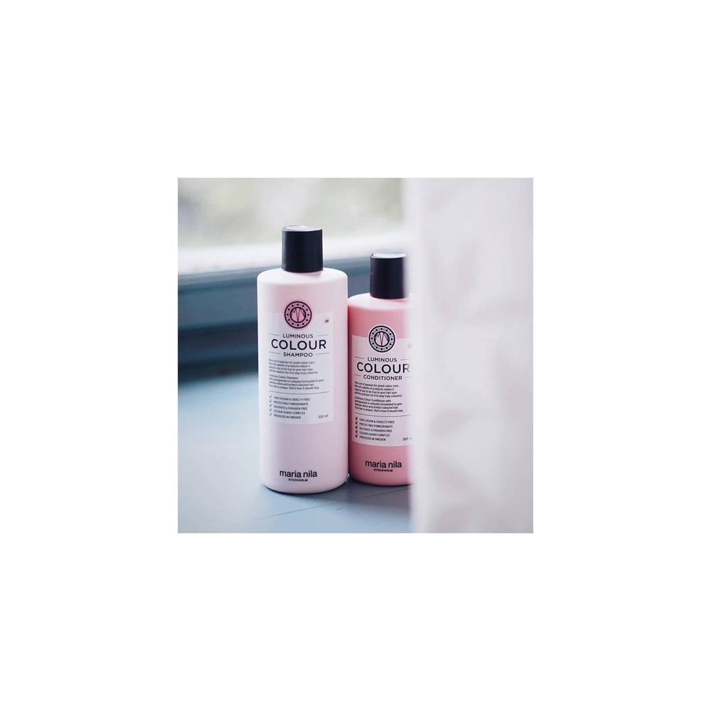 Maria Nila Luminous Colour Conditioner - осветляющий и тонирующий кондиционер для окрашенных волос /  bez siarczanów 300  ml  / GTIN 7391681036215