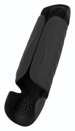 Черный вибромастурбатор с трехточечной стимуляцией Penis Trainer with 3 Point Stimulation (Цвет: черный)