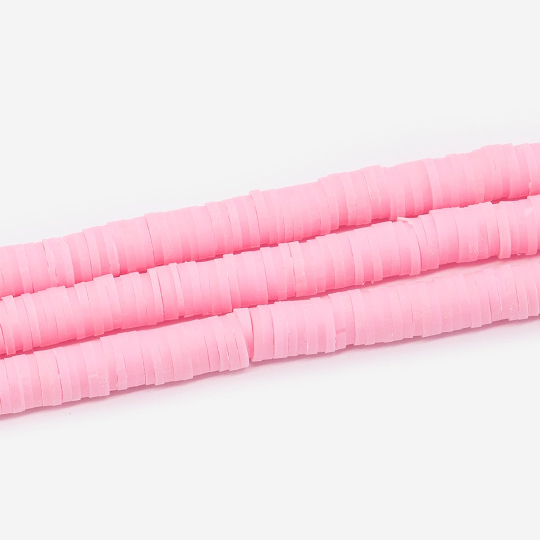 Бусины хеши, каучук, оттенок "Oh! My pink baby"