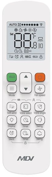 Настенный фанкойл до 2,5 кВт Mdv MDKG-V250C — (1)