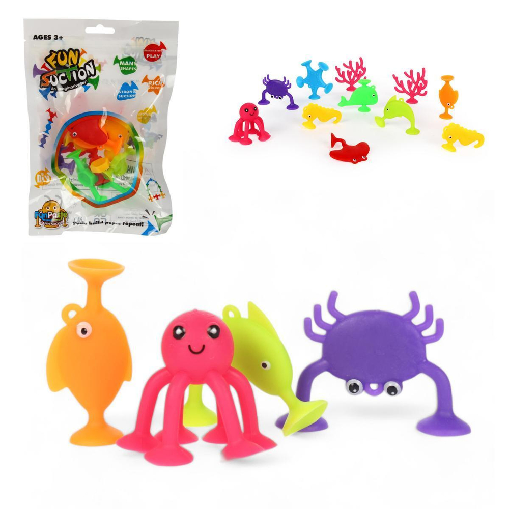 Набор игрушек-липучек 11 шт, пакет с-40871