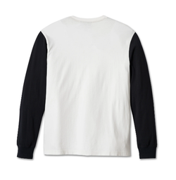 Футболка с длинными рукавами Colorblocked 120th Anniversary (Белая)