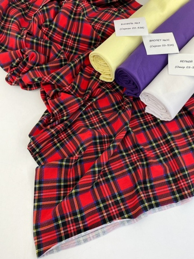 КЛЕТКА ЧЕРНО-КРАСНАЯ - Кулирка с лайкрой, компакт пенье (ДЖ52)