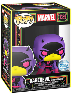 Фигурка Funko POP! Bobble Marvel Daredevil Shadowland (Black/Red) (BLKLT) (Exc) (1359) 77544