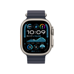 Часы Apple Watch Ultra 2, 49 мм GPS + Cellular, титан бежевого цвета, ремешок Ocean тёмно-синего цвета (2024)