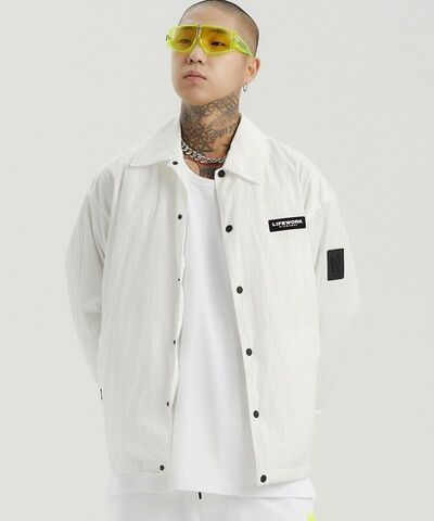 Куртка-рубашка из нейлона