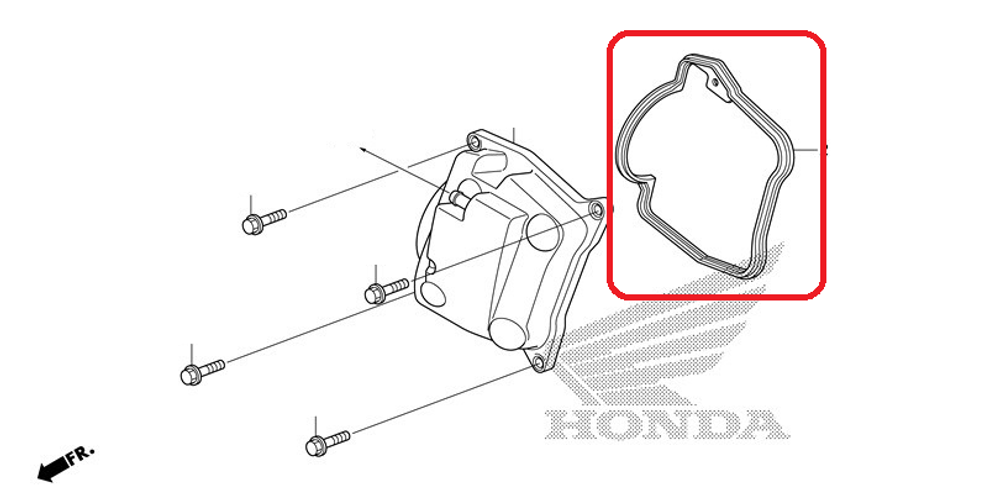 12391-KZR-600. GASKET, CYLINDER HEAD COVER.