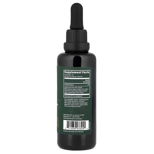 Global Healing, Raw Herbal Extract ™, средство для снятия кислотного рефлюкса, 59,2 мл (2 жидк. Унции)