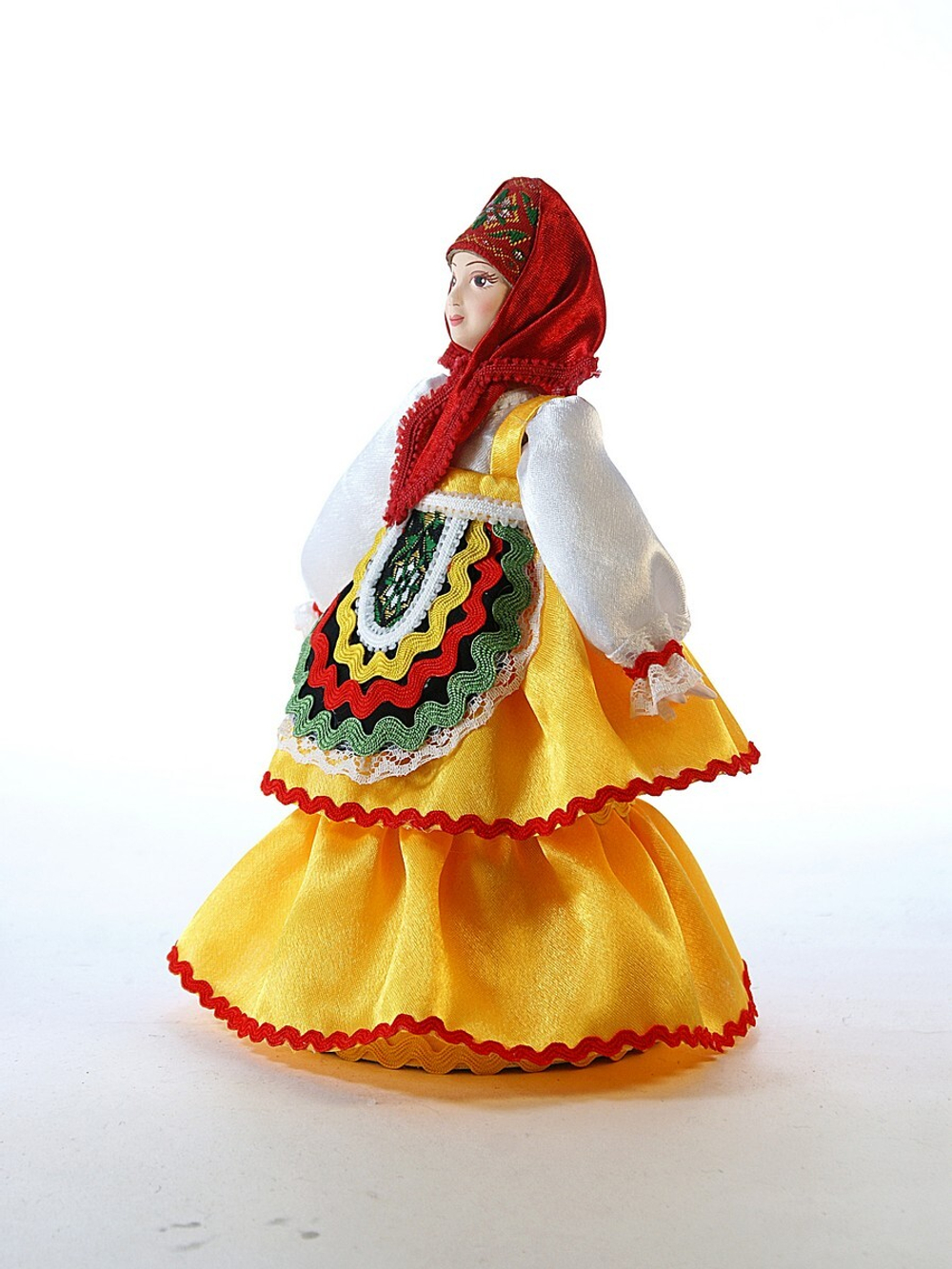 Кукла коллекционная Матрешка-Дуняшка в летнем наряде