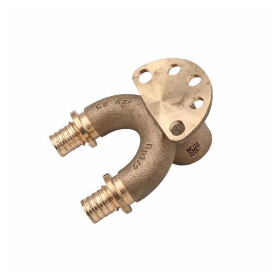 Угольник REHAU настенный ВР 16/16-1/2 RX+ короткий , бронза — (1)