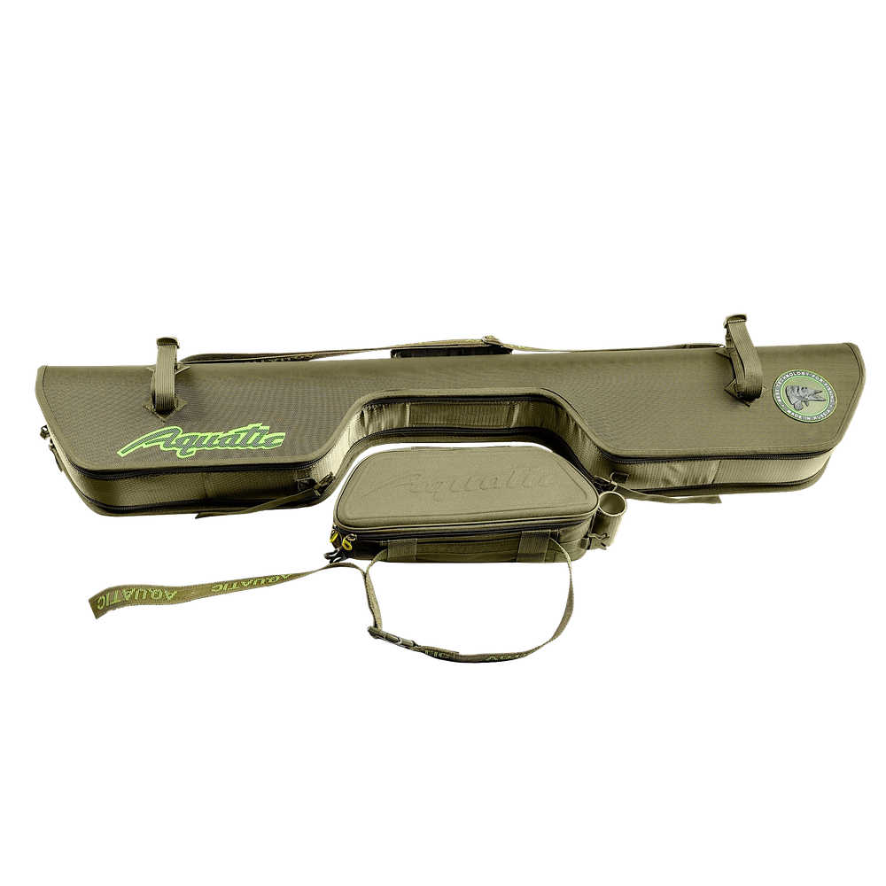 Чехол для удилищ с катушкой Aquatic Ч-30Х 135см Жесткий Хаки