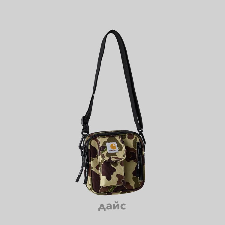 Сумка Carhartt WIP Essentials Bag артикул:I031470_camo_duck_green - купить в магазине Дайс