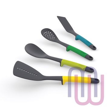 Набор из 4 кухонных инструментов Joseph Joseph Elevate без подставки разноцветный