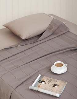 Элитная простыня для укрывания Simple шоколад от Luxberry