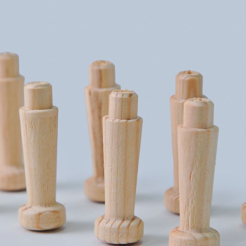 Крючки для вешалки из сосны 10 шт.