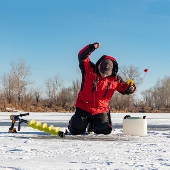 Набор жерлиц на подставке оснащенная ЖЗО-02М (d-185мм.катушка d-85мм) (10шт) ТОНАР