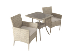 Обеденная группа на 2 персоны стол Лайт и 2 кресла Анкор Greige