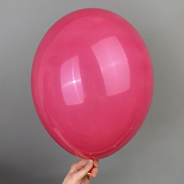 Шар 12" BELBAL-ББ дабл стафф малиновый (453 в 034) зеркальный  (БГ-17)