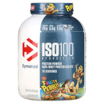 Dymatize, ISO100®, гидролизованный, 100% изолят сывороточного протеина, фруктовые шарики, 2,3 кг (5 фунтов)