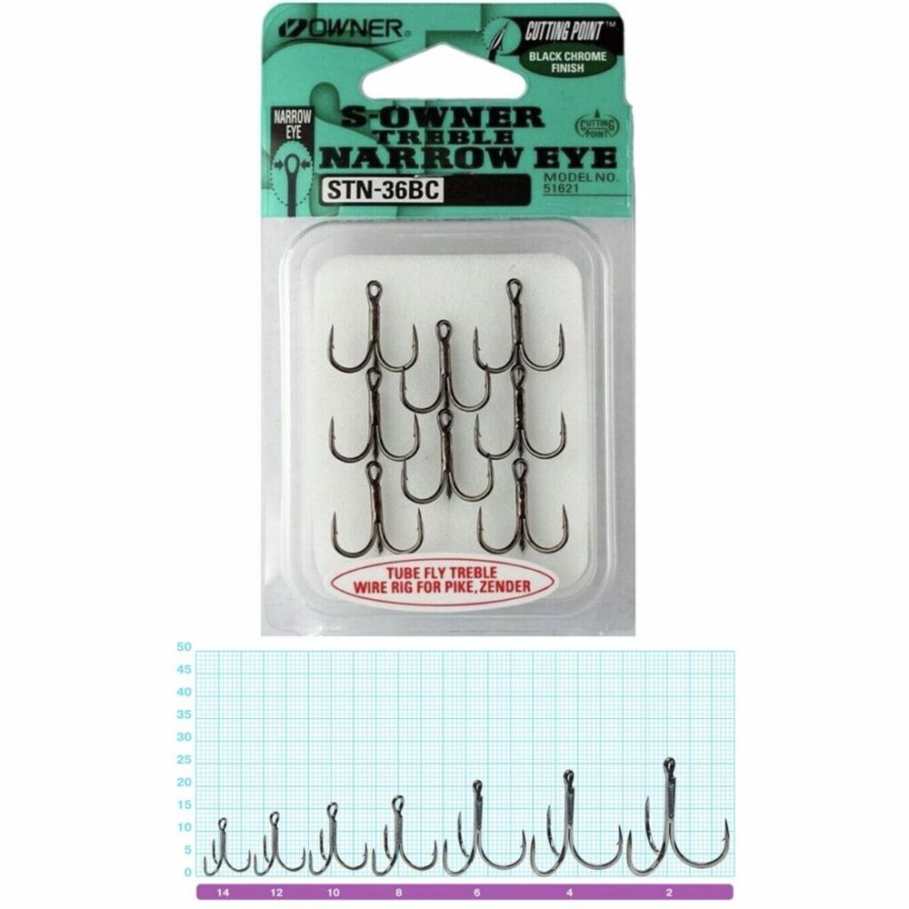 Крючки-тройники Owner STN-36BC №10
