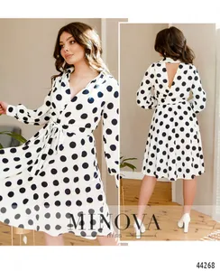 Платье 1078Н-белый Minova