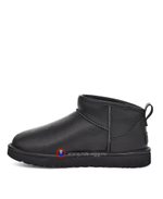 ULTRA MINI MEN LEATHER Black