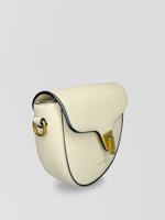 Сумка 11181 однотонная с длинным ремешком и золотой фурнитурой