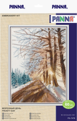 Набор для вышивания "PANNA"PS-7478 "Морозный день" 16 х 21.5 см