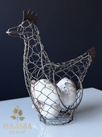 Корзина для декора "Курица" 30x12x25 см
