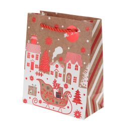 GAEM Пакет подарочный XS (бумага 210г/м2, блок 12шт), L14 W7 H17 см, 4в.