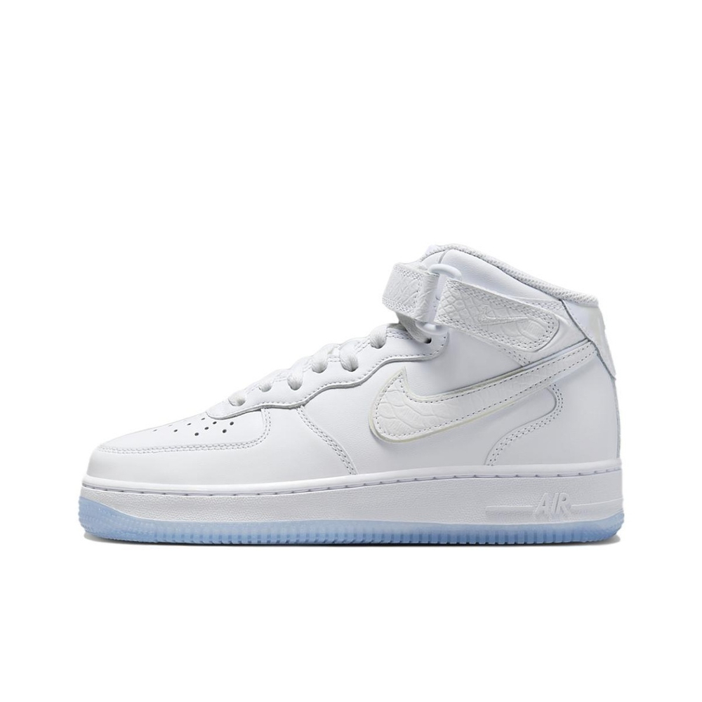 Nike Air Force 1 Mid White Snakeskin Ice Women's