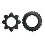 Набор ребристых эрекционных колец Ring Flowering