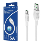 Кабель USB - TypeC BOROFONE BX33 5А (белый) 1м