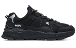 FILA Heritage shock absorption, non-slip and wear-resistant low-cut sports casual shoes men's black