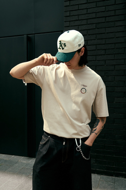 Футболка Nothomme Blue Mountain Geo Print Coolmax Pro T-Shirt "Light Khaki"