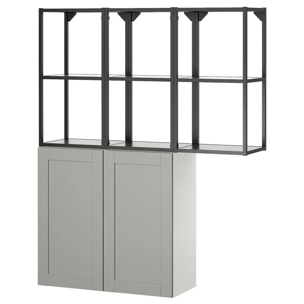 Комбинация для ванной - IKEA ENHET, 120х32х150 см, белый, ЭНХЕТ ИКЕА
