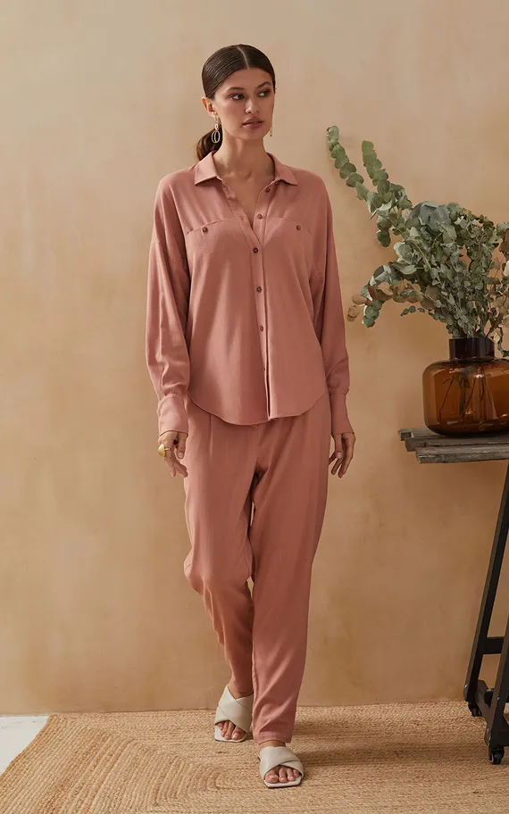 Брюки 61747-3 Бежевый