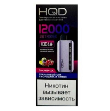 HQD Glaze Гранатовый сок смородина лимон 12000 затяжек 20мг (2%)