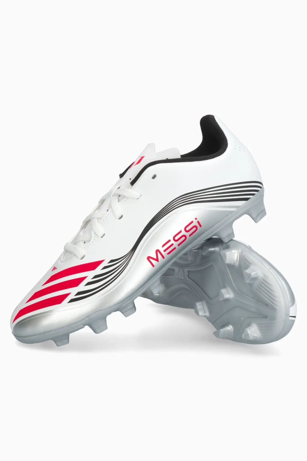 Бутсы adidas F50 Club Messi FG/MG Junior - серебряный