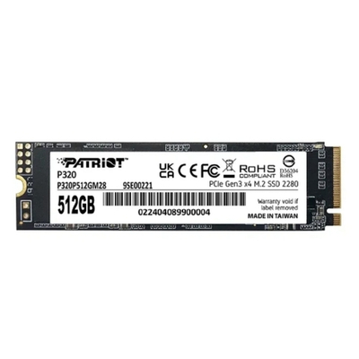 SSD диск Накопитель SSD Patriot PCIe 3.0 x4 512GB P320P512GM28 P320 M.2 2280